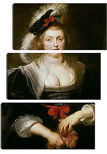 Модульная картина - Portrait of Helene Fourment. Питер Пауль Рубенс