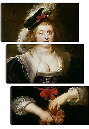 Модульная картина - Portrait of Helene Fourment. Питер Пауль Рубенс