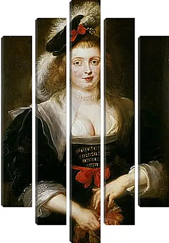 Модульная картина - Portrait of Helene Fourment. Питер Пауль Рубенс