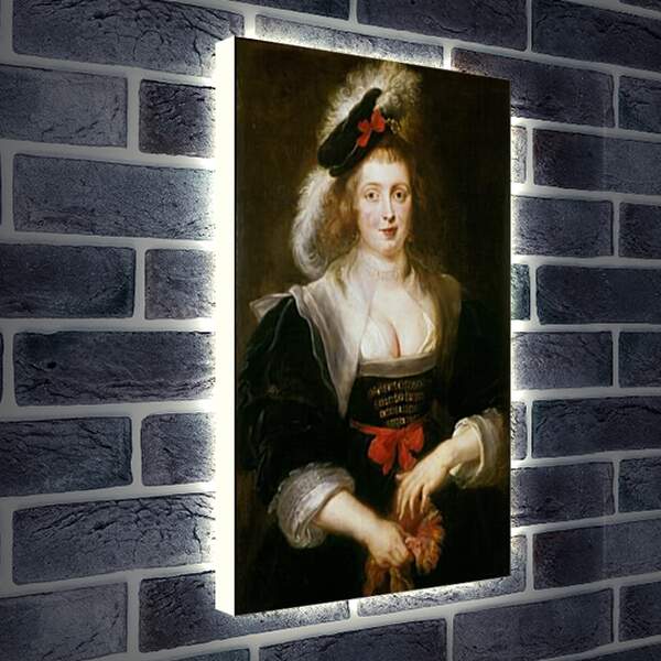 Лайтбокс световая панель - Portrait of Helene Fourment. Питер Пауль Рубенс