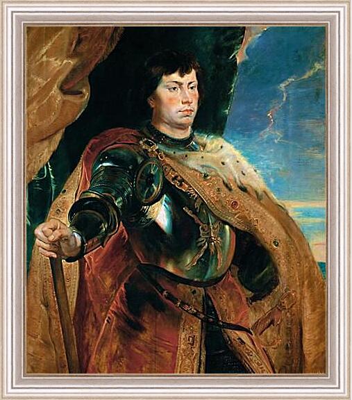 Картина в раме - Карл, герцог бургундский. Питер Пауль Рубенс