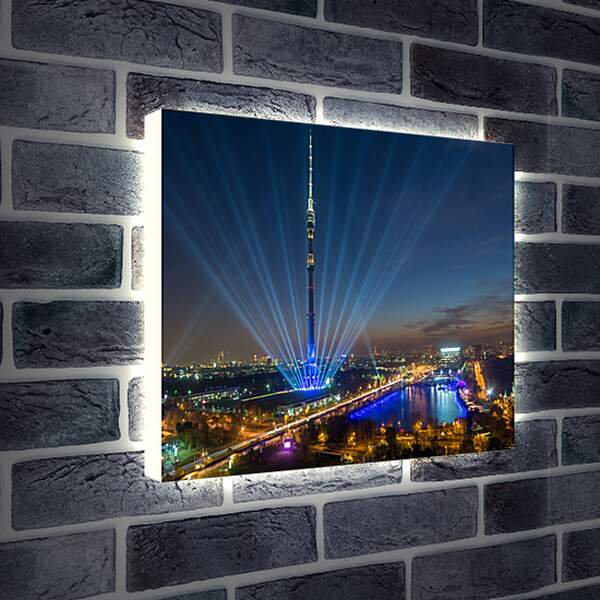 Лайтбокс световая панель - ВДНХ Останкинская башня