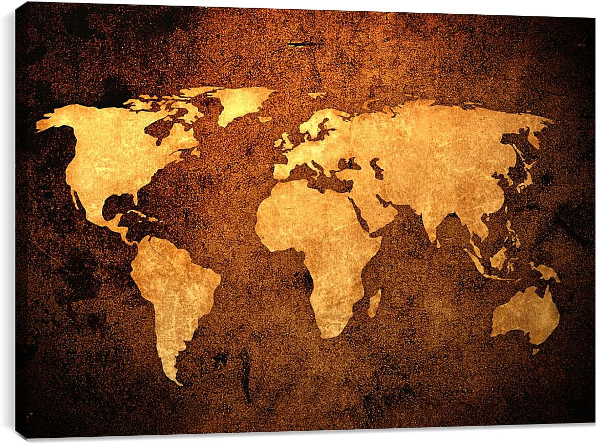 Постер и плакат - Карта мира