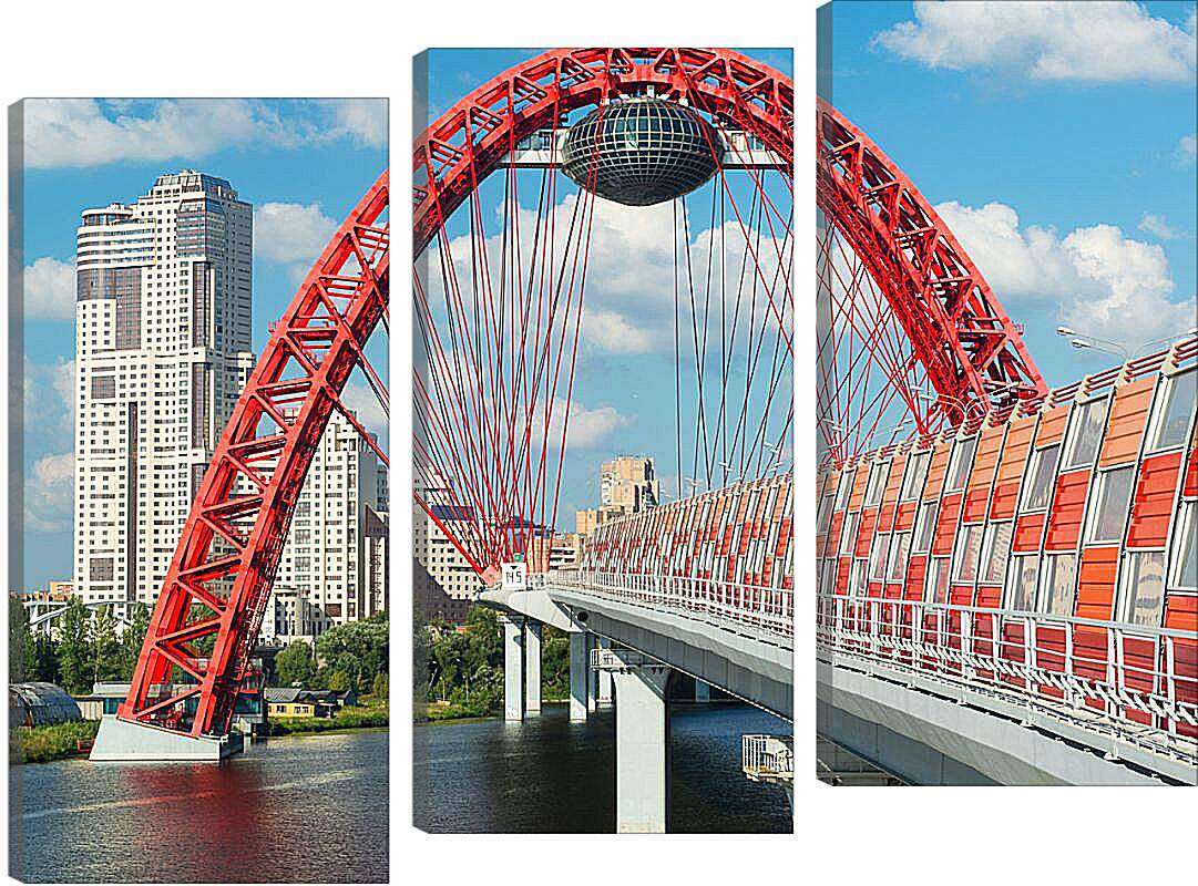 Модульная картина - Живописный мост