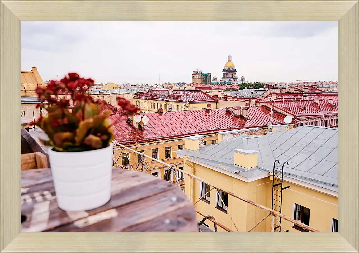 Картина в раме - Сант-Петербург