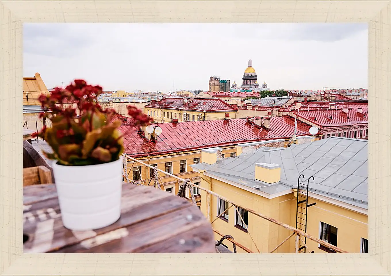 Картина в раме - Сант-Петербург