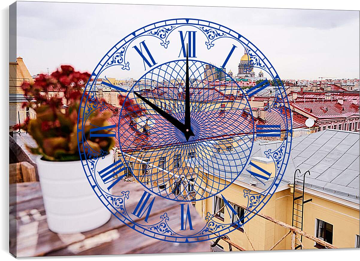 Часы картина - Сант-Петербург