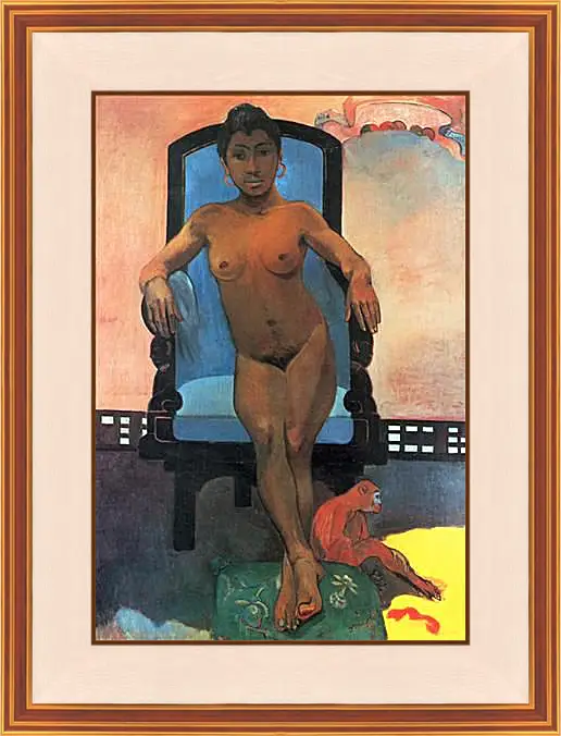Картина в раме - Annah the Javanese. Поль Гоген