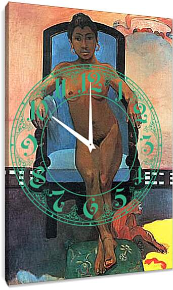 Часы картина - Annah the Javanese. Поль Гоген