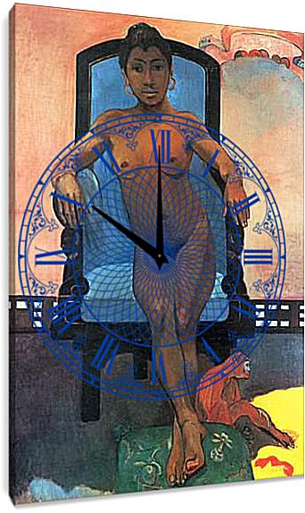 Часы картина - Annah the Javanese. Поль Гоген