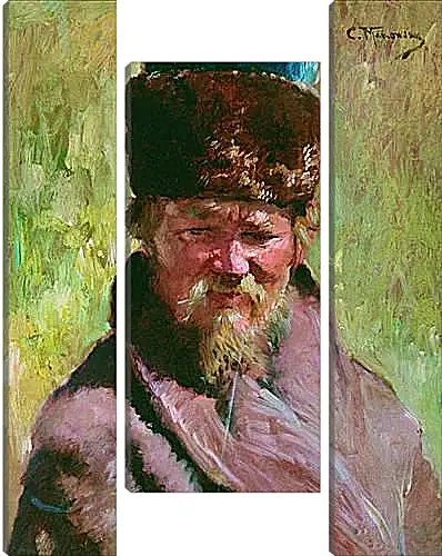 Модульная картина - Ямщик. Маковский Константин