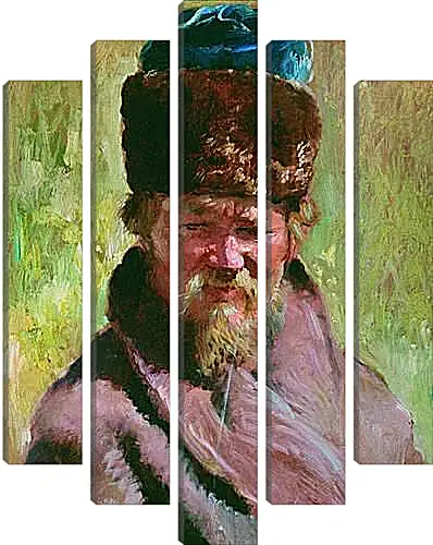 Модульная картина - Ямщик. Маковский Константин