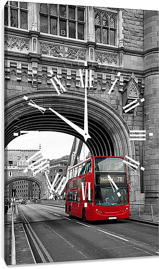 Часы картина - На Лондонском мосту