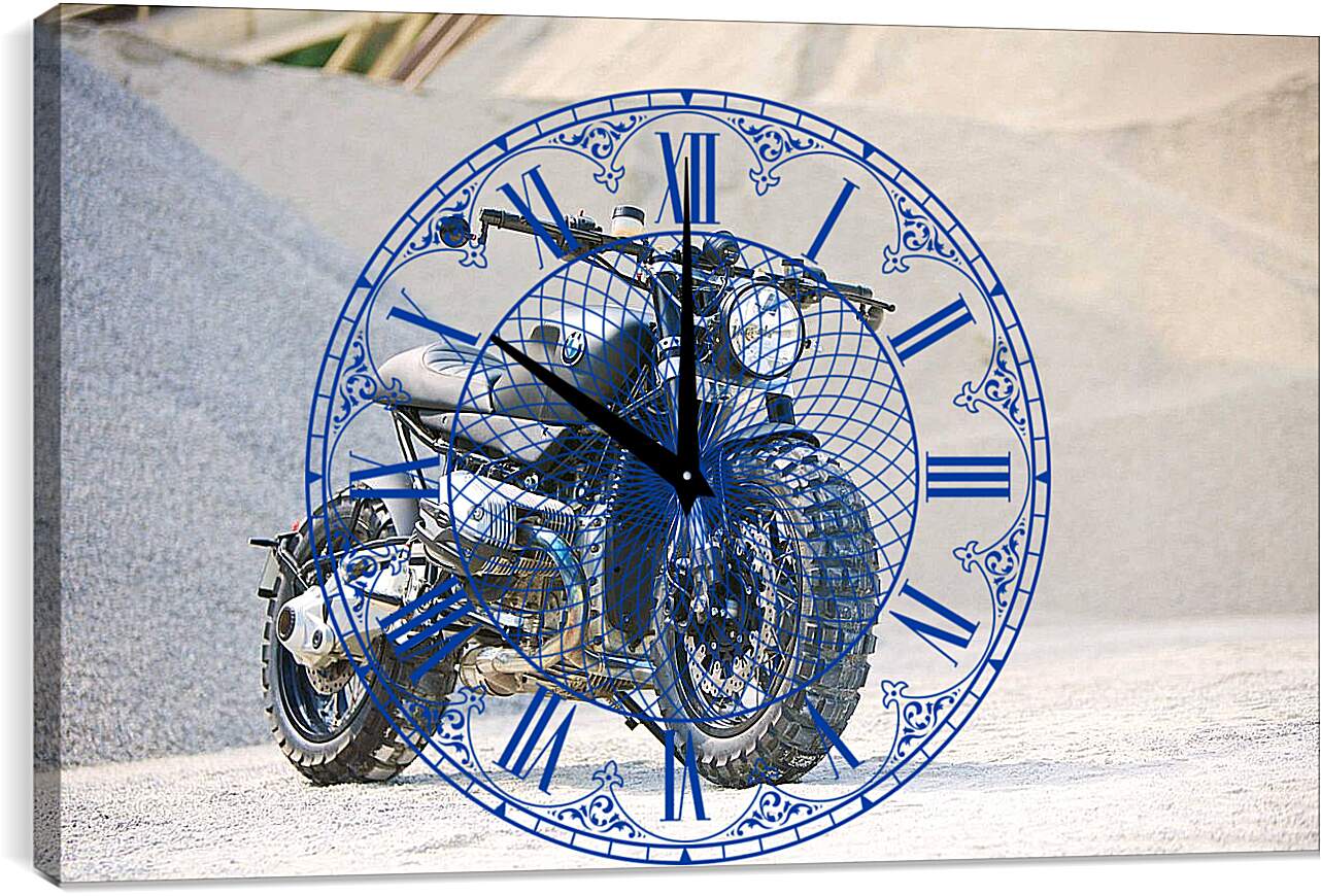 Часы картина - Мотоцикл BMW