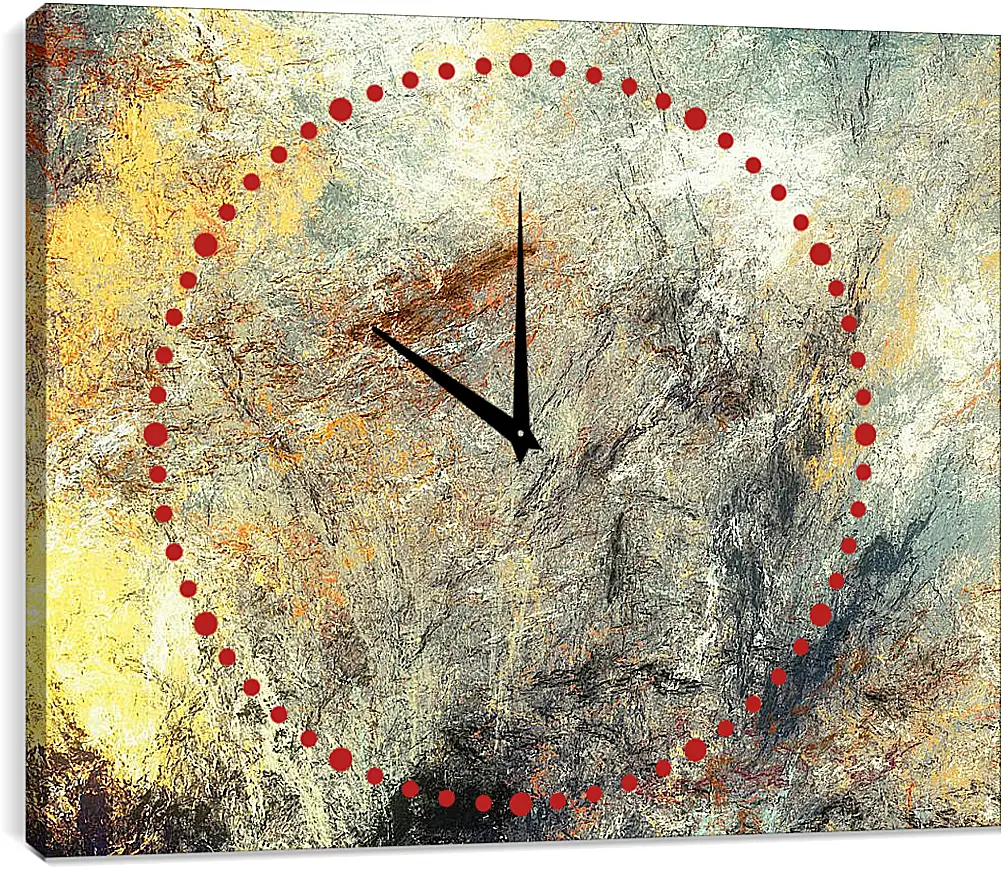Часы картина - Светлая туманность