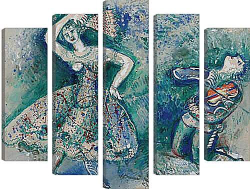 Модульная картина - LA DANSE. (Танец) Марк Шагал