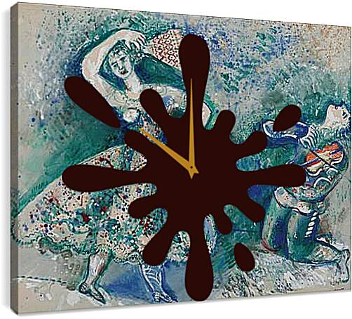 Часы картина - LA DANSE. (Танец) Марк Шагал