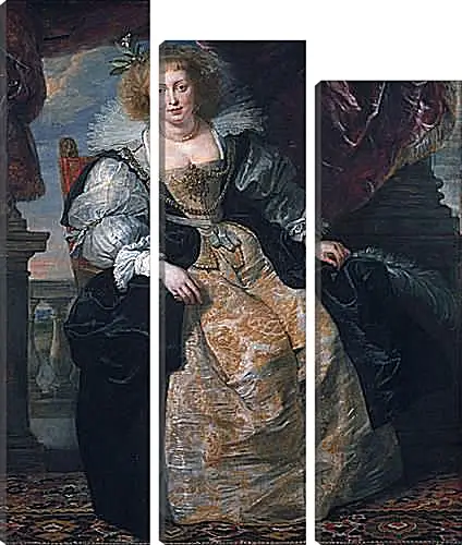 Модульная картина - Portrait of Helene Fourment in Her Bridal Gown. Питер Пауль Рубенс