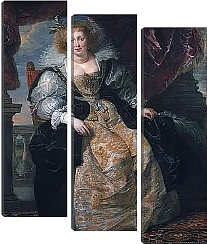 Модульная картина - Portrait of Helene Fourment in Her Bridal Gown. Питер Пауль Рубенс