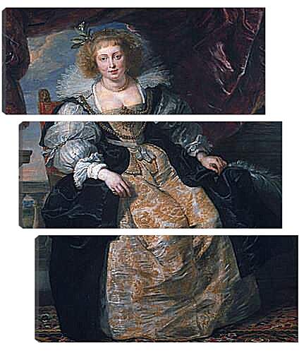 Модульная картина - Portrait of Helene Fourment in Her Bridal Gown. Питер Пауль Рубенс