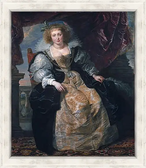 Картина в раме - Portrait of Helene Fourment in Her Bridal Gown. Питер Пауль Рубенс