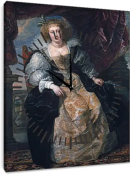 Часы картина - Portrait of Helene Fourment in Her Bridal Gown. Питер Пауль Рубенс