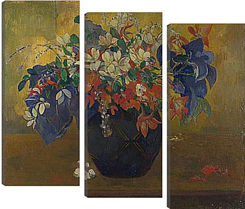 Модульная картина - A Vase of Flowers. Поль Гоген