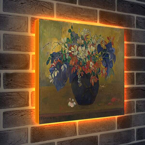 Лайтбокс световая панель - A Vase of Flowers. Поль Гоген