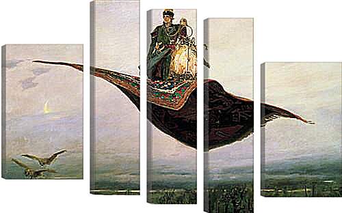 Модульная картина - Ковер-самолет. Виктор Васнецов