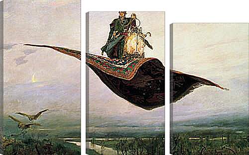 Модульная картина - Ковер-самолет. Виктор Васнецов