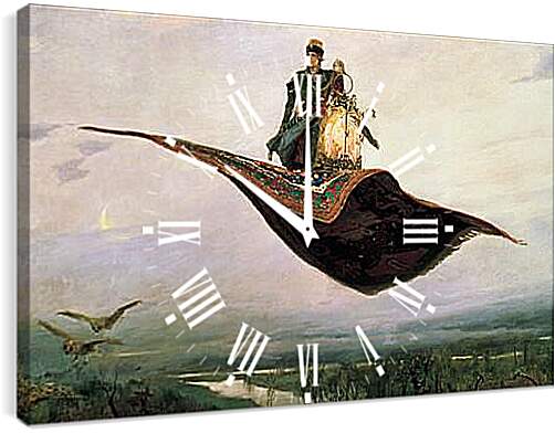 Часы картина - Ковер-самолет. Виктор Васнецов