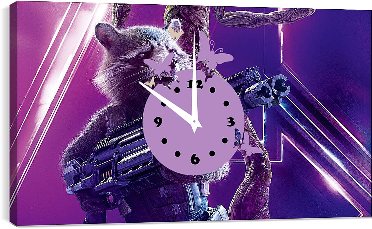 Часы картина - Мстители Война бесконечности