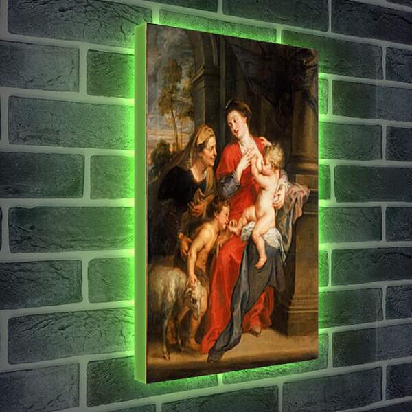 Лайтбокс световая панель - The Virgin and Child with Sts. Питер Пауль Рубенс