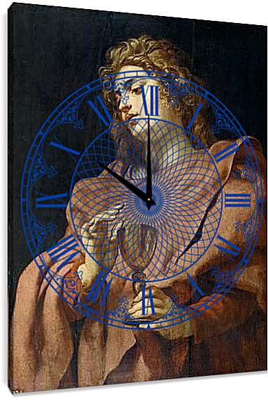 Часы картина - San Juan Evangelista. Питер Пауль Рубенс