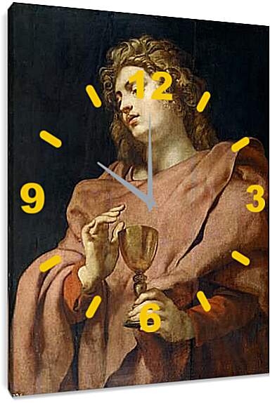 Часы картина - San Juan Evangelista. Питер Пауль Рубенс