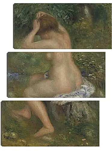 Модульная картина - A Bather. Пьер Огюст Ренуар
