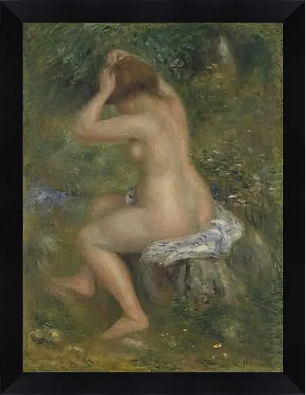 Картина в раме - A Bather. Пьер Огюст Ренуар