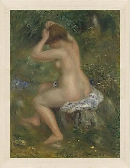 Картина в раме - A Bather. Пьер Огюст Ренуар