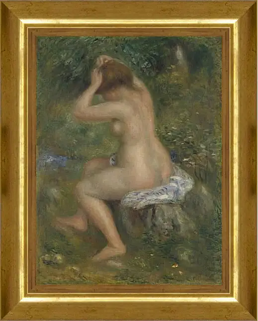 Картина в раме - A Bather. Пьер Огюст Ренуар