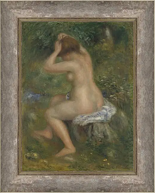 Картина в раме - A Bather. Пьер Огюст Ренуар