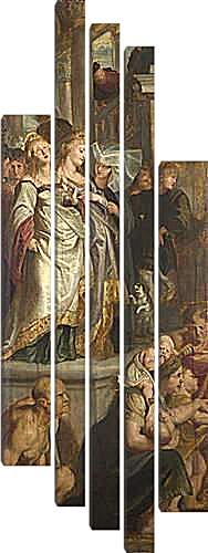 Модульная картина - Three Female Witnesses. Питер Пауль Рубенс