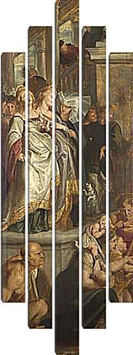 Модульная картина - Three Female Witnesses. Питер Пауль Рубенс