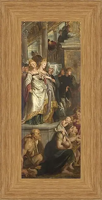 Картина в раме - Three Female Witnesses. Питер Пауль Рубенс