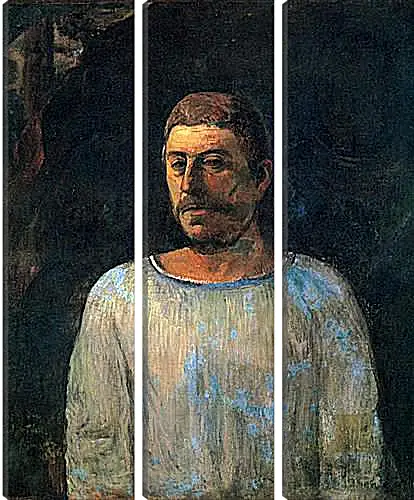 Модульная картина - Self-portrait (Near Golgotha). Поль Гоген