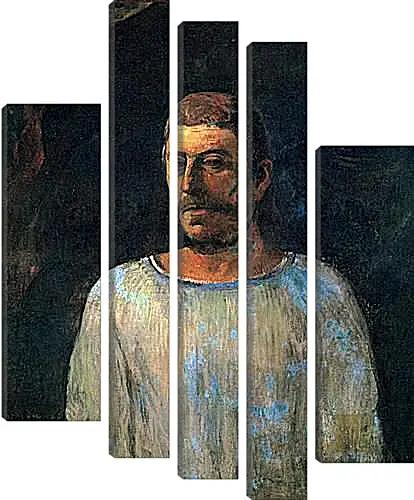 Модульная картина - Self-portrait (Near Golgotha). Поль Гоген