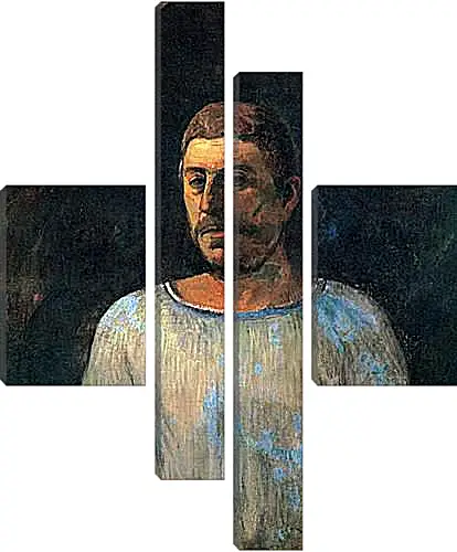 Модульная картина - Self-portrait (Near Golgotha). Поль Гоген