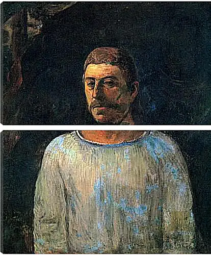 Модульная картина - Self-portrait (Near Golgotha). Поль Гоген