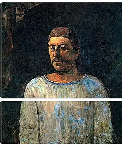 Модульная картина - Self-portrait (Near Golgotha). Поль Гоген