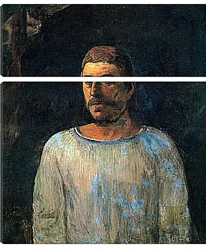 Модульная картина - Self-portrait (Near Golgotha). Поль Гоген