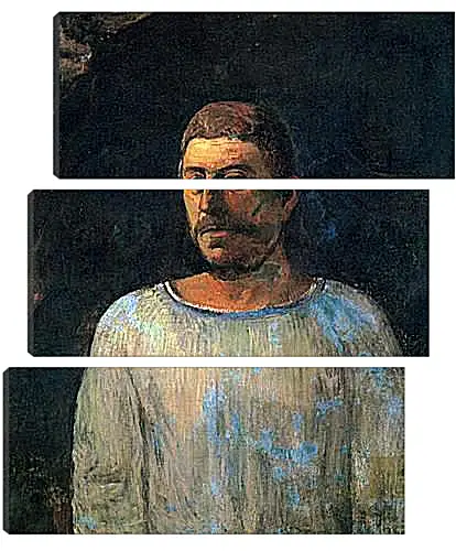 Модульная картина - Self-portrait (Near Golgotha). Поль Гоген